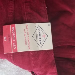 Cranberry Corduroy Pant